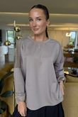 Made in Italy Tovi Mesh Panel Top Mocha /14 =